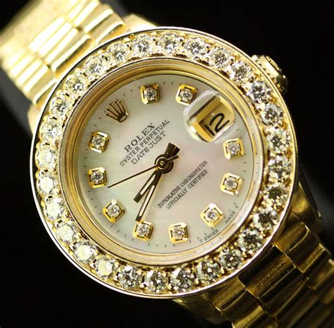 full diamond watch rolex|rolex diamond bezel prices.